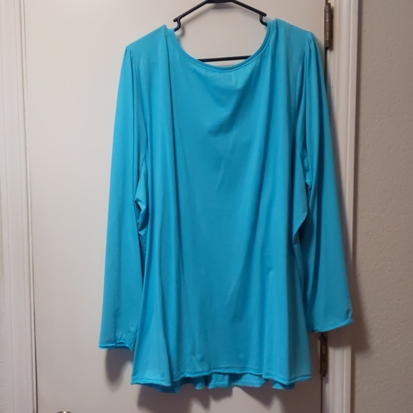 Long Sleeve Henley Tee - 26/28 - Picture 5 of 5